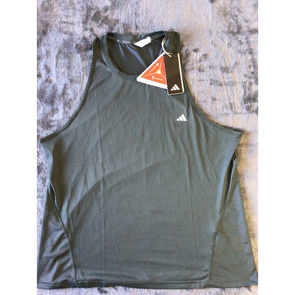NWT Women's Adidas Designed for Training WTR D4T Tank B Legend Ivy Size XL